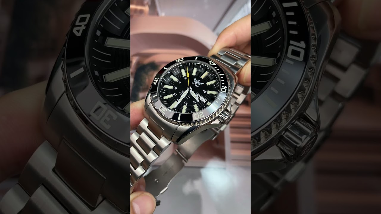 Yelang V1032 Automatic Movement Men Watch 300m Waterproof Dive Watches Tritium watch