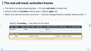 6.4 A Stack in Memory — Data Structures in C