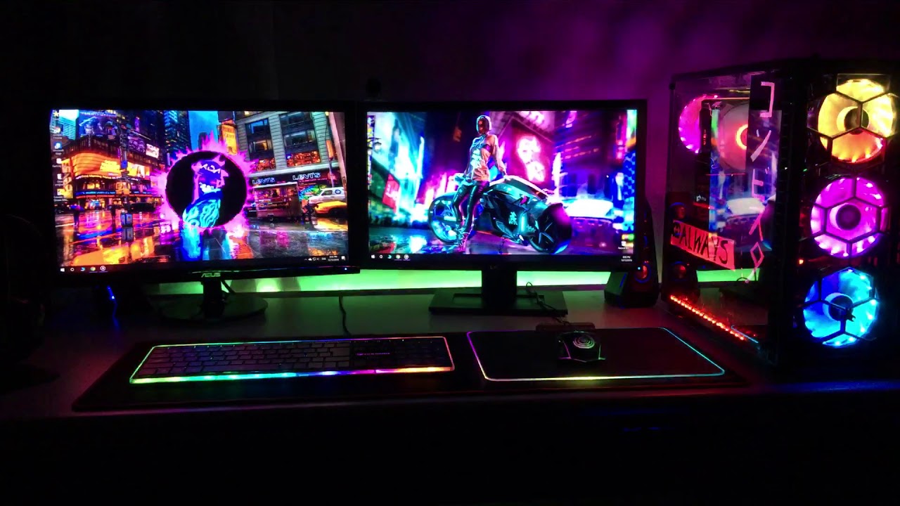 Rakk Hawani And Rakk maris spectra with Dual Monitor Setup