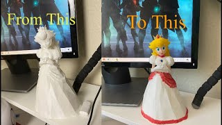 3d Printing And Painting Life Size Princess Peach