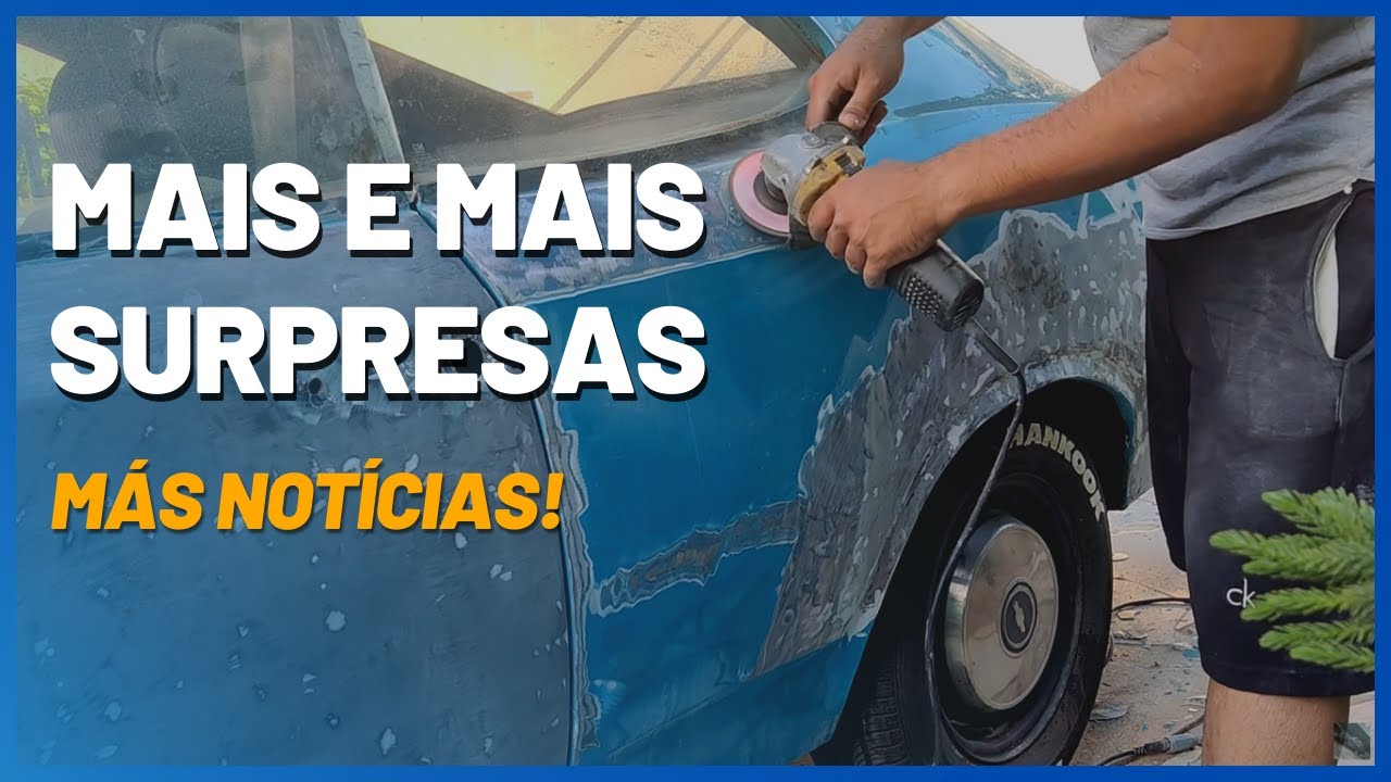 Ep 5 - Tive uma triste surpresa na remoção da tinta do  paralama - Reforma Opala 1976