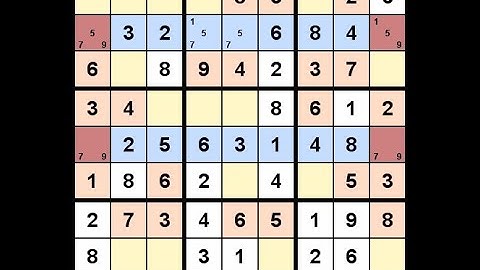 How to Solve Los Angeles Times Sudoku Impossible May 16, 2021 - Row X-Wings