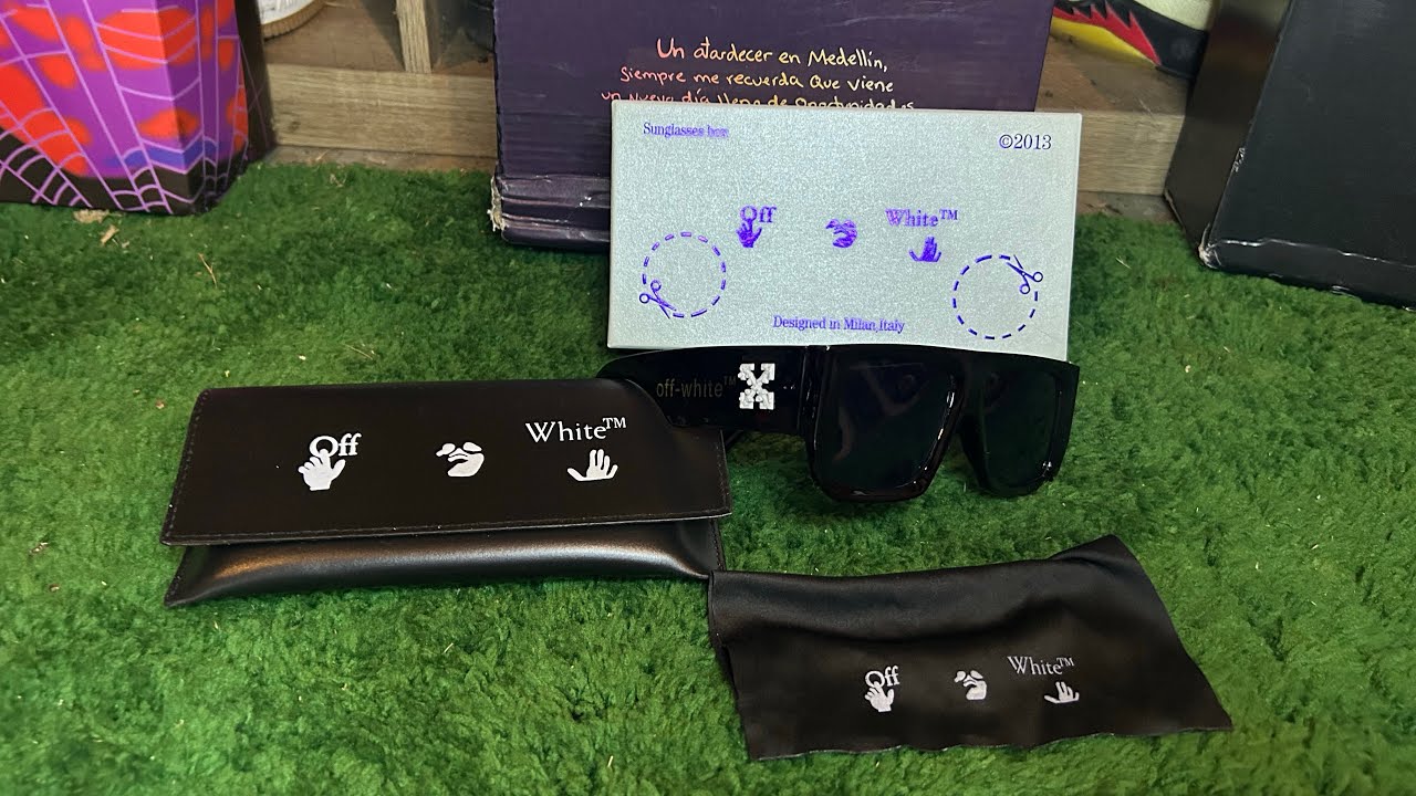 DHgate $17 off white sunglasses super premium 1:1