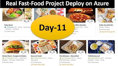 Online Fast-food Delivery Project in ASP.NET CORE | Day-11