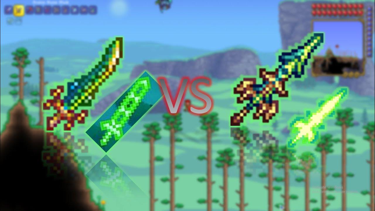 Terra Edge VS Terra Blade(Terraria Calamity Mod) YouTube
