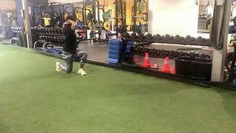 Walking Lunges with Torso Rotation