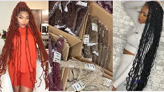 SOFT LOCS HAIR WHOLESALE: Hair Used for DISTRESSED, BUTTERFLY 🦋, Nu Locs  and Spring twist!! screenshot 2