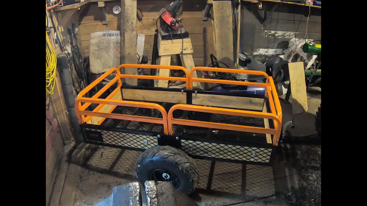 remorque VEVOR  avec coté de bois