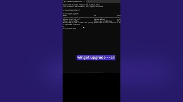 How to Upgrade All Windows Applications with One Command || Winget Upgrade || #shorts ||