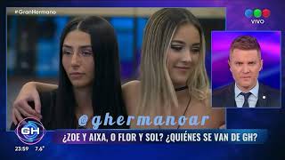 GHARG: Zoe y Aixa, la mamá fueron las menos votadas, eliminadas del reality