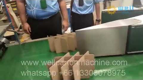 Beer box automatic partition assembler machine