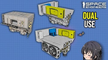 This Design Trick Makes Pressurized Ship Hangar Cheaper, Space Engineers