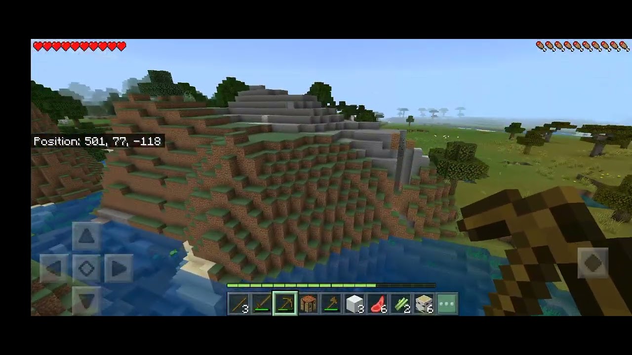 I played mobile craft 3d copy of Minecraft game part#1