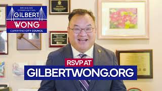 Gilbert Wong for Cupertino City Council - Campaign Kickoff Invite