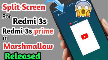 Split Screen for Redmi 3s/3s prime Official | miui 9 8.4.24| installation Guide | link
