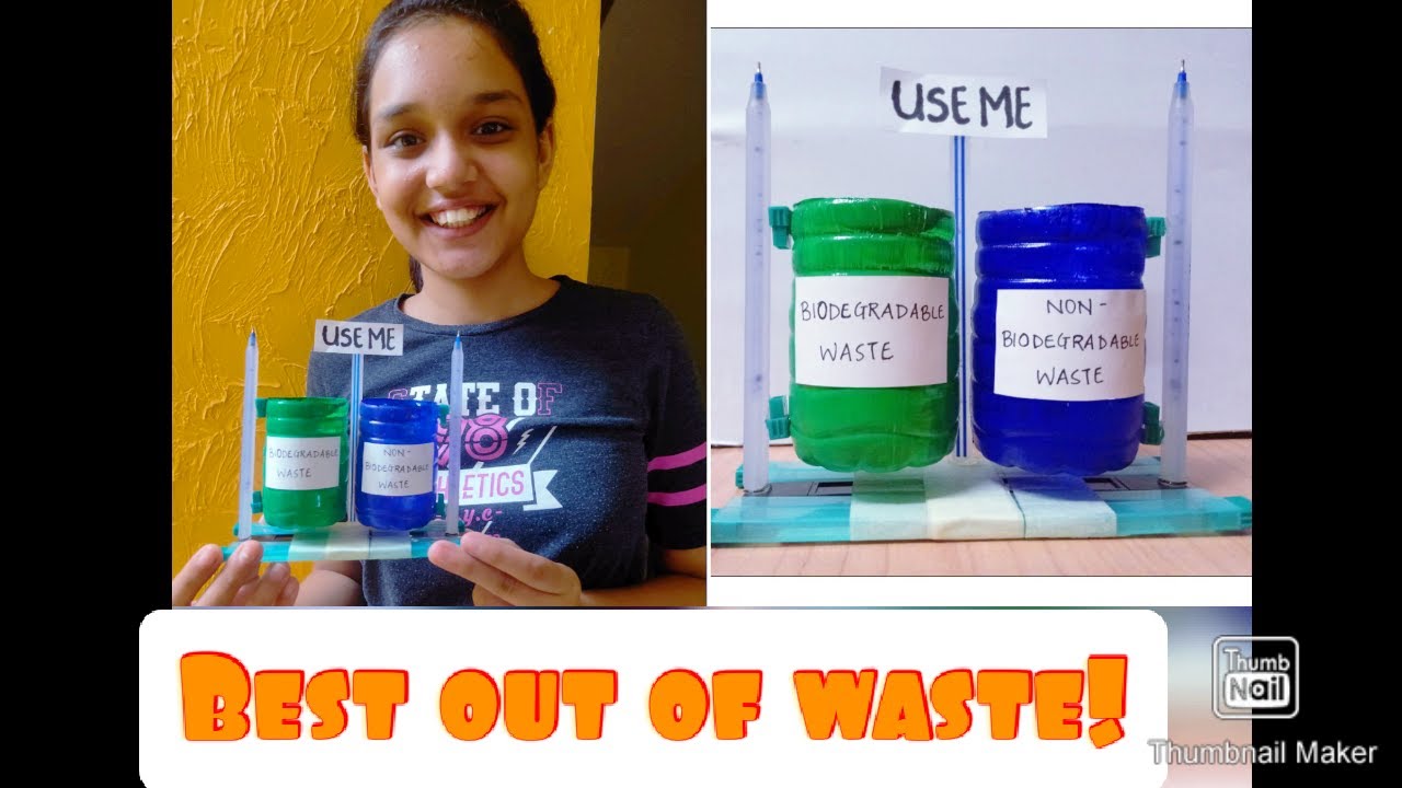 science projects recycling ideas