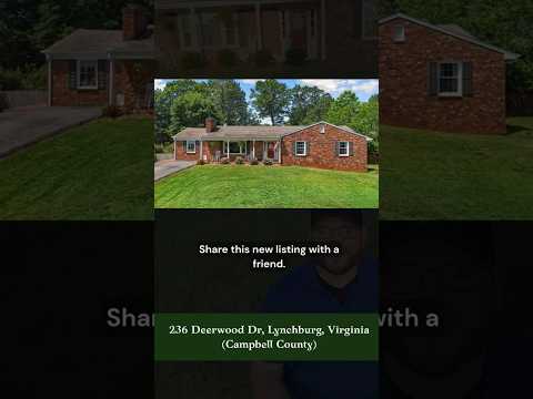 236 Deerwood Dr, Lynchburg, VA home video tour
