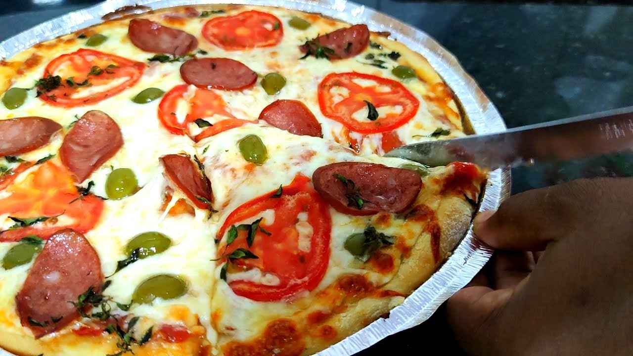 pizza com massa Itáliana super deliciosa