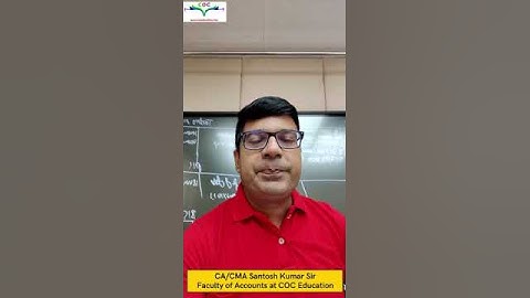 Best Wishes from CA/CMA Santosh Kumar Sir | CMA Foundation Exam | June