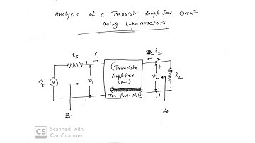 Analyzing Two Port Network using Hybrid Model (Part 1)
