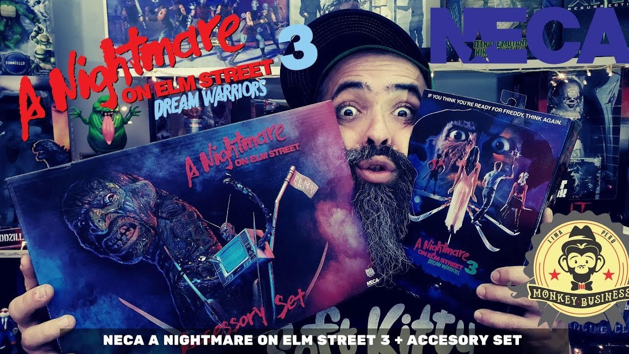 NECA A Nightmare on Elm Street Part 3  Freddy Krueger + Accesory Set - Unboxing / Review EN ESPAÑOL