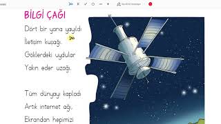 2. SINIF TÜRKÇE DERSİ 'BİLGİ ÇAĞI ŞİİRİ VE ETKİNLİKLERİ' 2. SINIF TÜRKÇE DERSİ 'BİLGİ ÇAĞI ŞİİRİ VE ETKİNLİKLERİ'