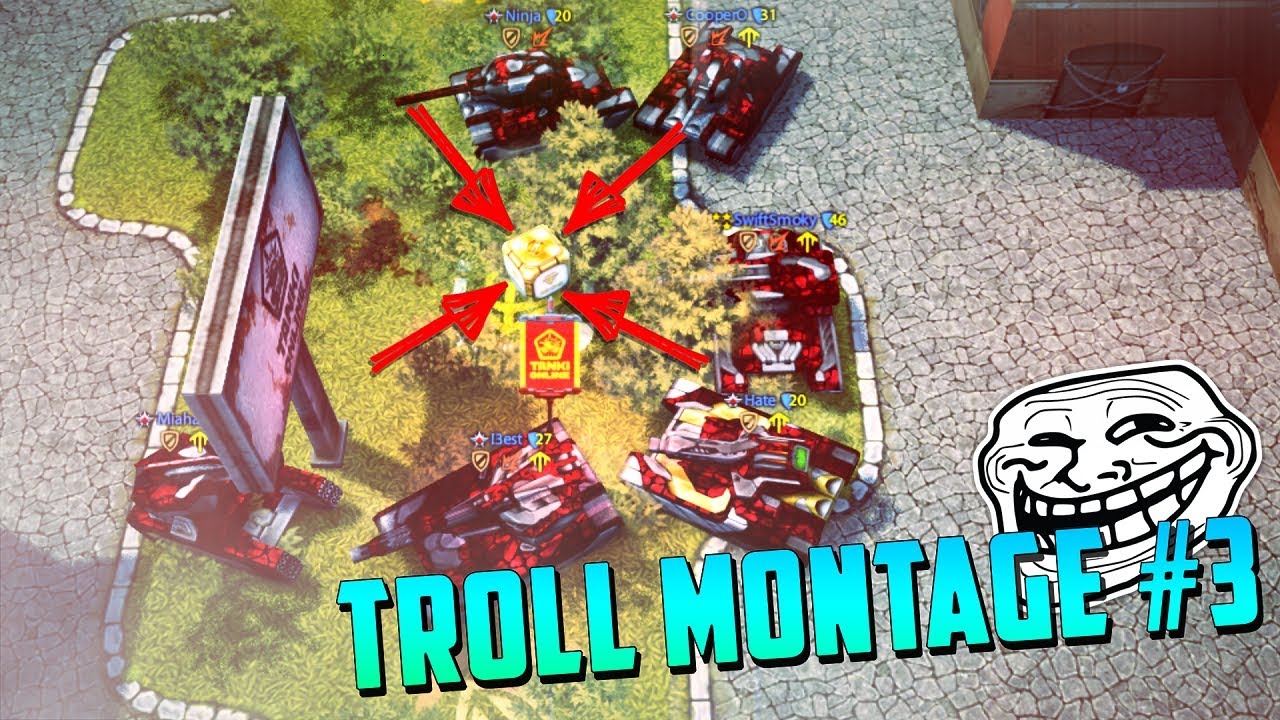 Tanki Online TROLL MONTAGE #3 (Funny video)