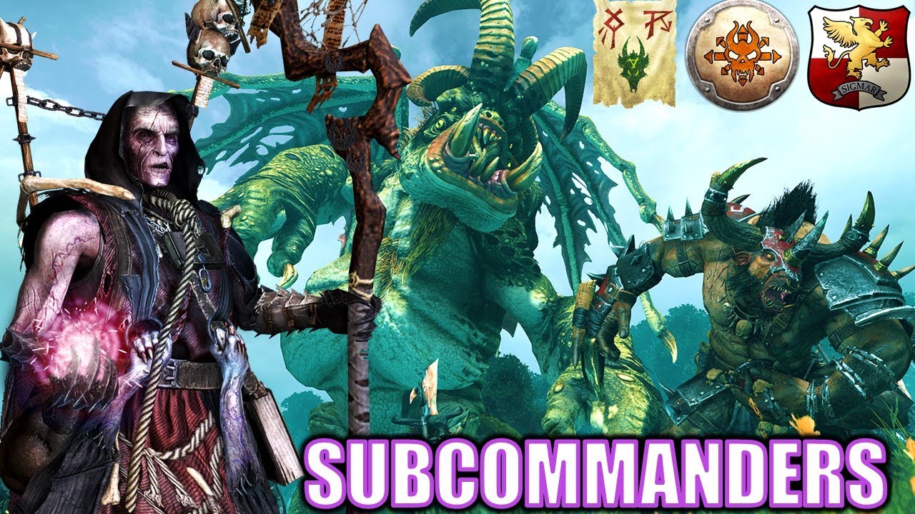 SUBCOMMANDERS - The Wrath of Ghorst & Monstrous Minobus 3v3 - Total War Warhammer 2