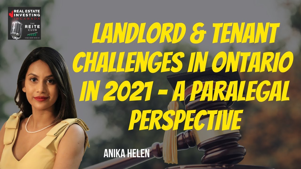 Landlord & Tenant Challenges In Ontario in 2021 a Paralegal Perspective YouTube Landlord & Tenant Challenges In Ontario in 2021 a Paralegal Perspective YouTube