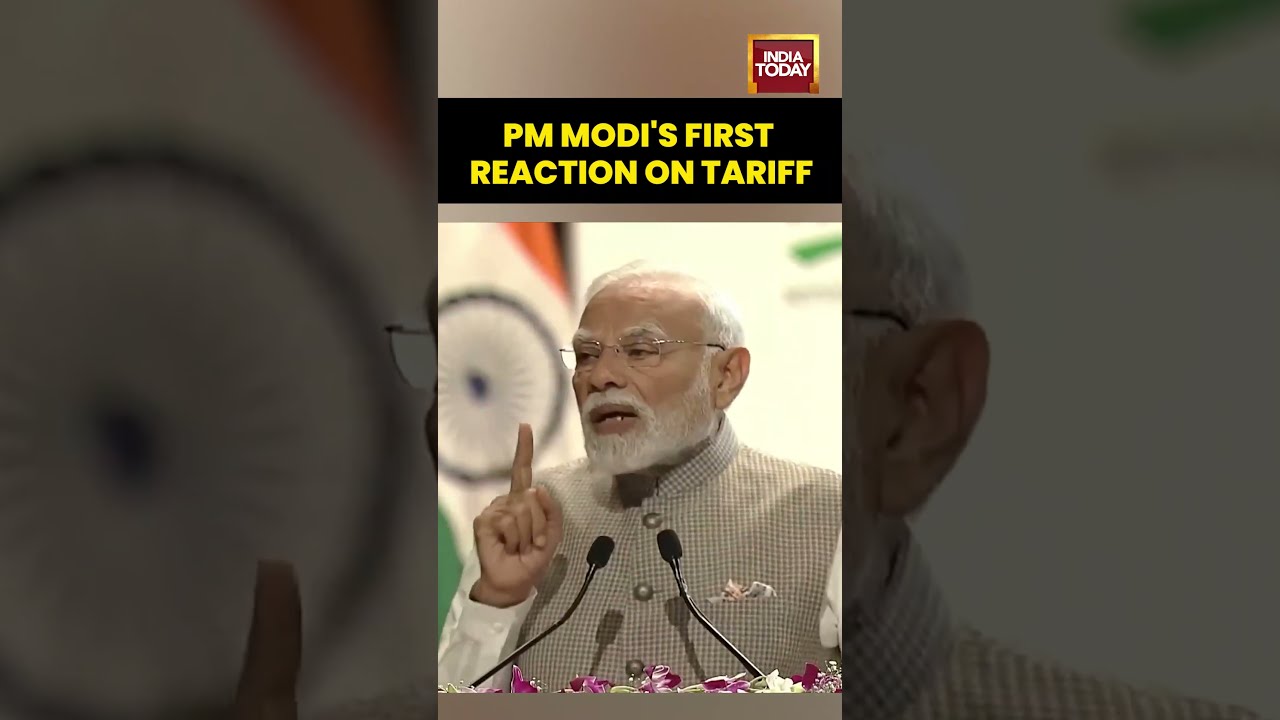 PM Modi S First Reaction On Trump Tariff Attack Donaldtrump Pmmodi Indiausrelations