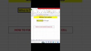 How To Fix Text within A Single Cell #Excel #ExcelTips #ExcelTricks #MSExcel #ExcelShorts