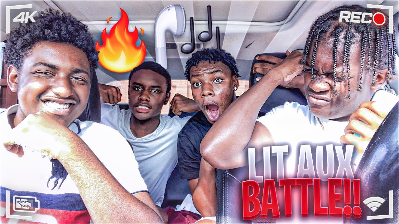 LIT AUX BATTLE W/ THE BROS!!! 🎧🔥🎶