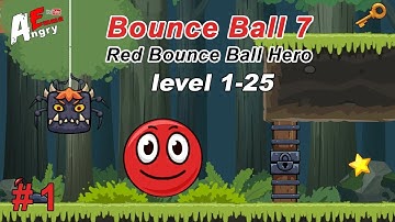 🔴Bounce Ball 7 : Red Bounce Ball Adventure - Gameplay #1