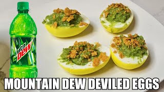 Mountain Dew Deviled Eggs #food #foodie #mountaindew