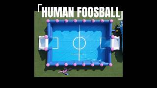 Inflatable Human Foosball Court Football Arena Inflatable Human Table Soccer Football Field Kick