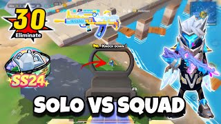 30 KILLS !! SOLO VS SQUAD QBZ + RED DOT 🔥 SS24 | SAUSAGE MAN screenshot 4