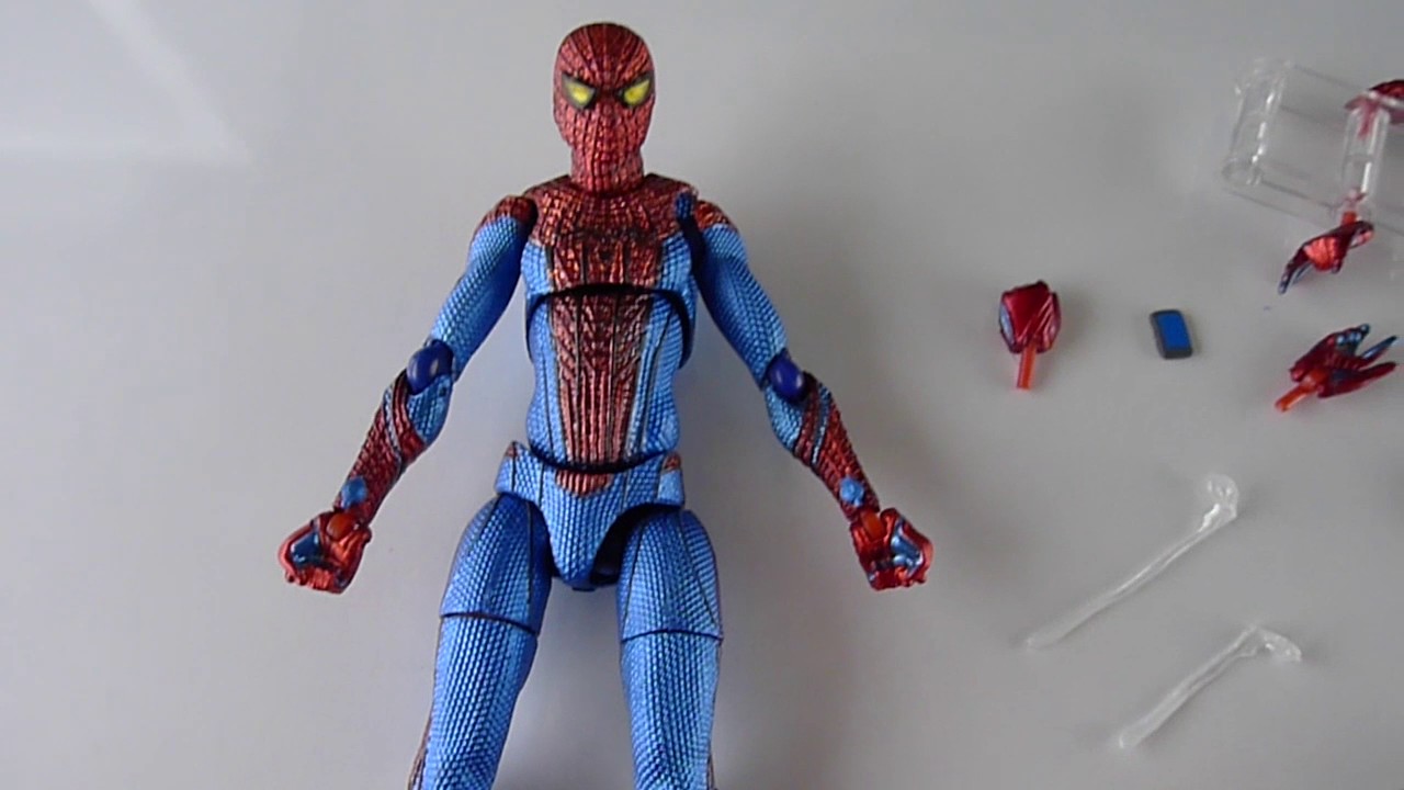 unboxing spiderman action figure review figma - YouTube