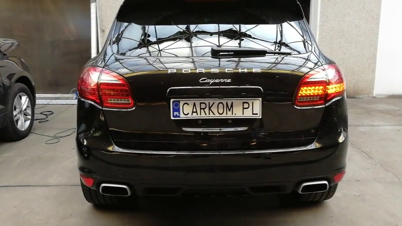 Porsche Cayenne 2013 przeróbka świateł USA na Euro YouTube