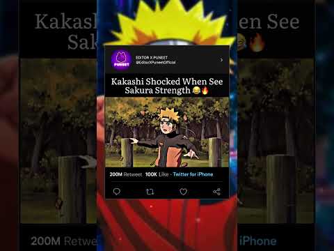 Kakashi Shocked When See Sakura Strength😂🔥 |#shorts#viral#naruto#narutoshippuden#trending