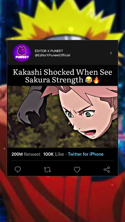 Kakashi Terkejut Saat Melihat Kekuatan Sakura😂🔥 |#shorts#viral#naruto#narutoshippuden#trending