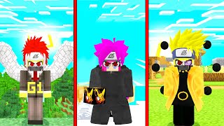 ONE VÀ NOOB YETI THỬ THÁCH ĐẬP LUCKY BLOCK NARUTO NHỮNG BỘ TÓC 3D SIÊU ĐẸP TRONG MINECRAFT