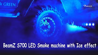 Unboxing BeamZ S700 Blue LED Smoke machine with Ice effect for photography and video