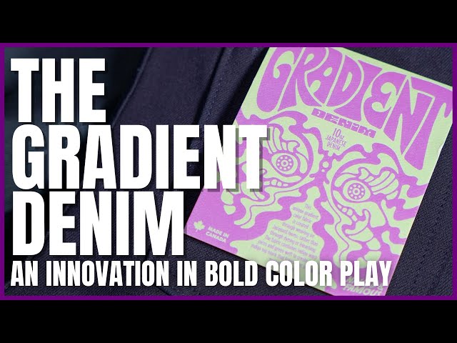 The Gradient Denim - An Innovation In Bold Color Play - YouTube