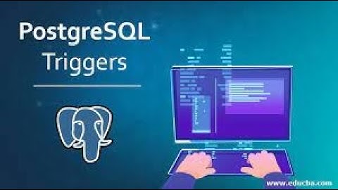 Trigger in PostgreSQL tutorial