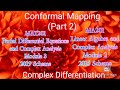 Conformal Mapping (Part 2)/KTU/S3/Maths/MAT201/PDECA/Module 3/Complex Variable Differentiation