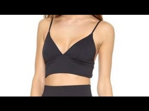 How to make crop top sport bra (brallet Tank top) pattern and stitching 