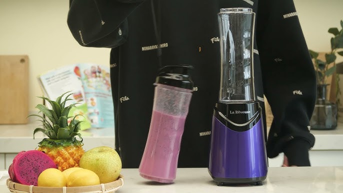 La Reveuse Smoothie Blender Personal Size 300 Watts 2 Pieces 18 oz