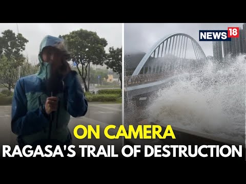 Typhoon Ragasa LIVE Typhoon Ragasa SHOCKING Destruction Caught On Video Ragasa News N18G