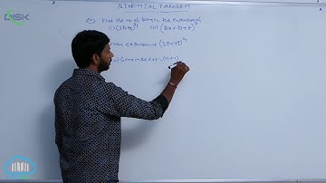 Binomial Theorem for Rational index || Find the no.of terms 1 || Disk Telangana