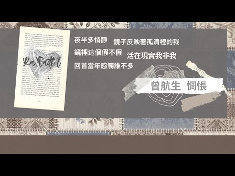 曾航生 惆悵
